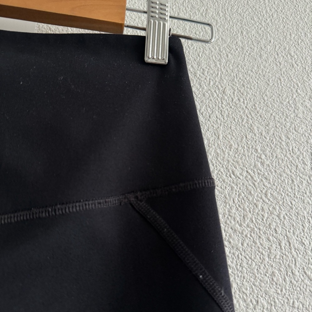 Girlfriend Collective Black Leggings Four Way Stretch Activewear Minimal Gym - Picture 8 of 11